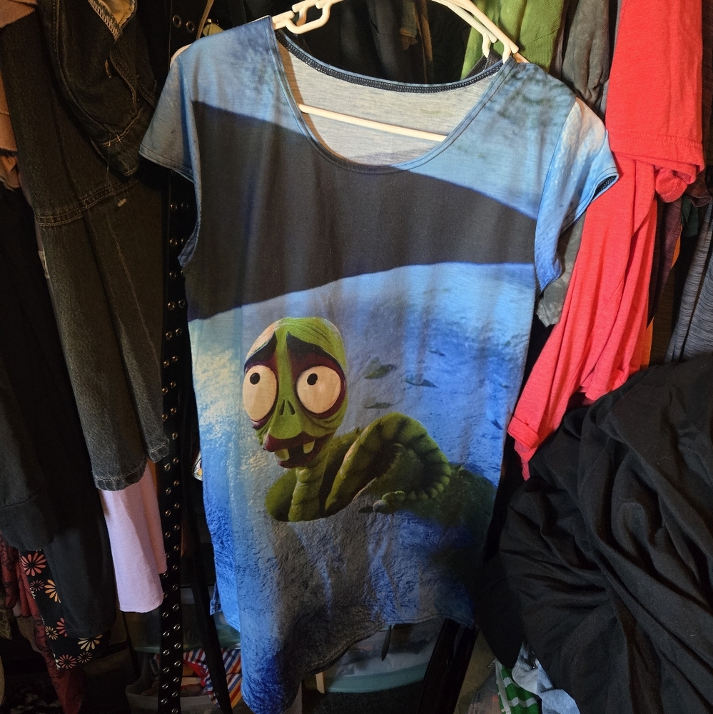 RARE Blackmilk Corpse Bride Worm Shirt / Nightgown LARGE